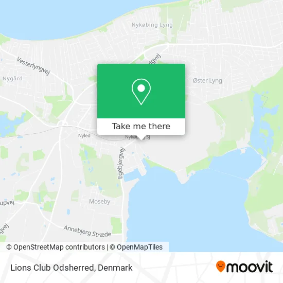 Lions Club Odsherred map