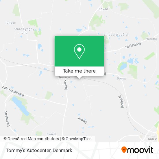 Tommy's Autocenter map