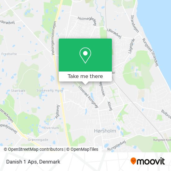 Danish 1 Aps map