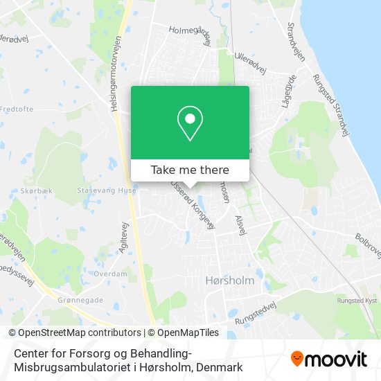 Center for Forsorg og Behandling-Misbrugsambulatoriet i Hørsholm map