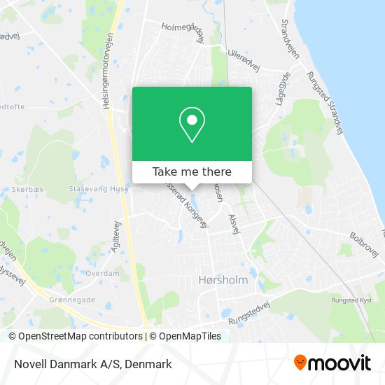 Novell Danmark A/S map