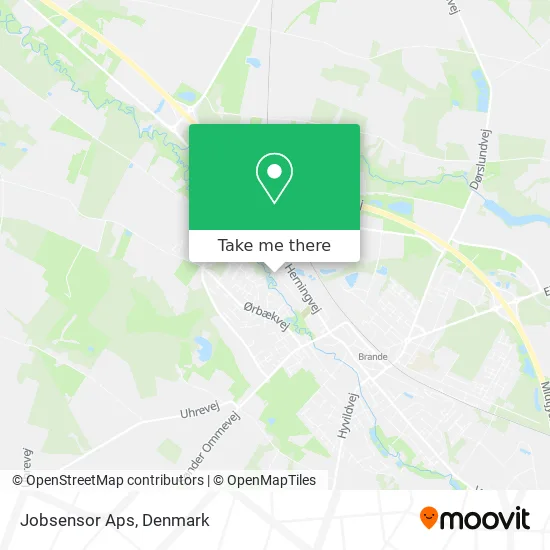 Jobsensor Aps map