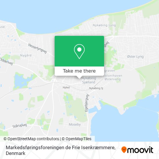 Markedsføringsforeningen de Frie Isenkræmmere map