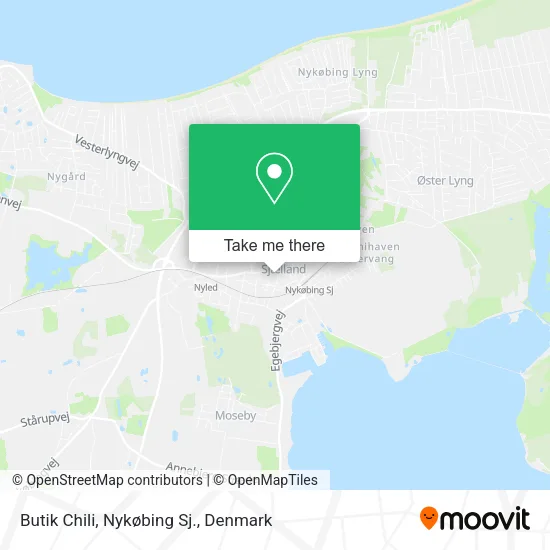 Butik Chili, Nykøbing Sj. map