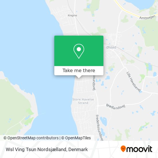 Wsl Ving Tsun Nordsjælland map