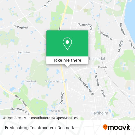 Fredensborg Toastmasters map