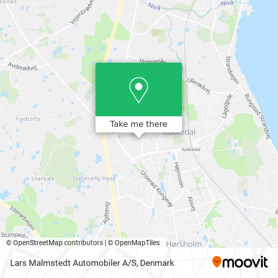 Lars Malmstedt Automobiler A/S map