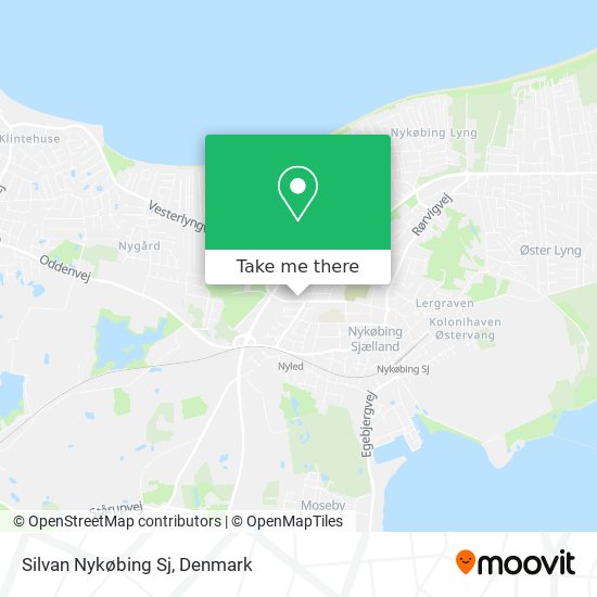 Silvan Nykøbing Sj map