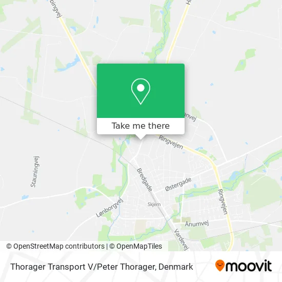 Thorager Transport V / Peter Thorager map