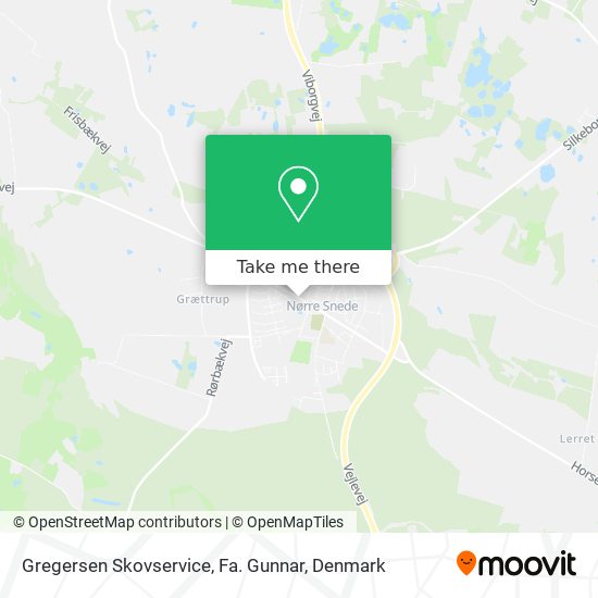 Gregersen Skovservice, Fa. Gunnar map