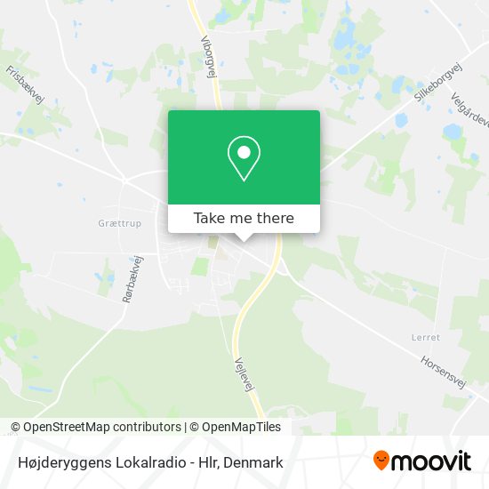 Højderyggens Lokalradio - Hlr map