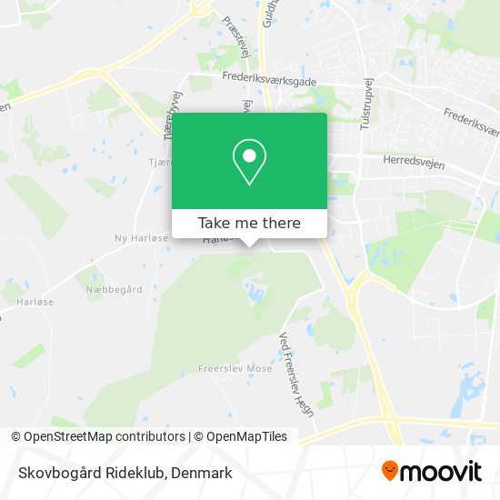 Skovbogård Rideklub map