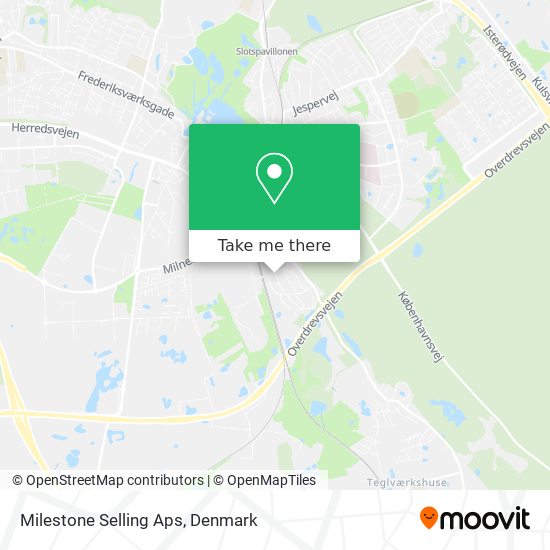 Milestone Selling Aps map