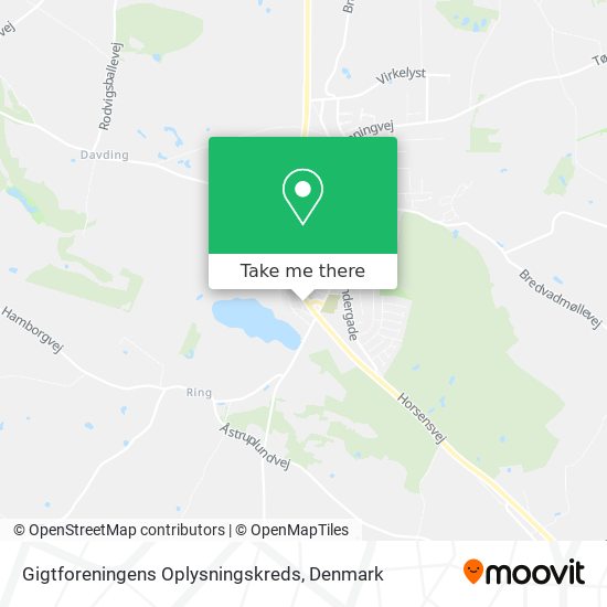 Gigtforeningens Oplysningskreds map