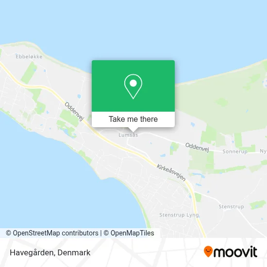Havegården map