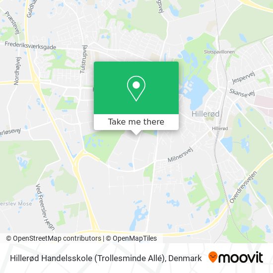 Hillerød Handelsskole (Trollesminde Allé) map