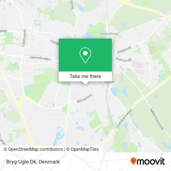 Bryg-Ugle Dk map