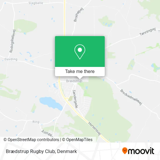 Brædstrup Rugby Club map