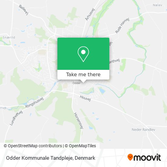 Odder Kommunale Tandpleje map