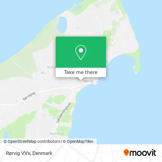 Rørvig VVs map