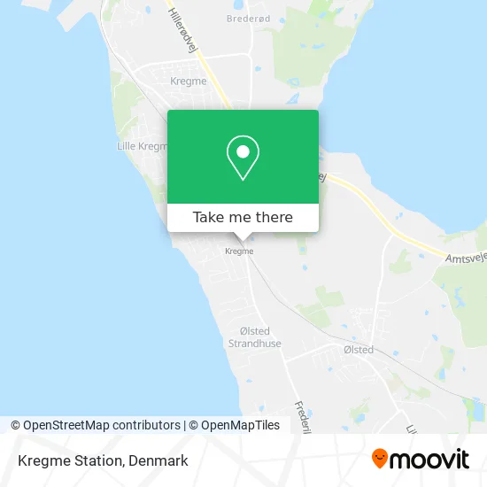 Kregme Station map