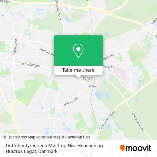 Driftsbestyrer Jens Møldrup Nis- Hanssen og Hustrus Legat map