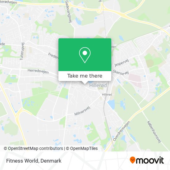 Fitness World map