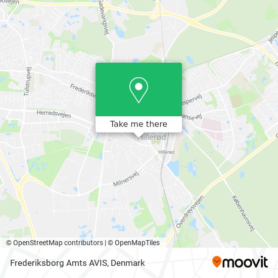 Frederiksborg Amts AVIS map