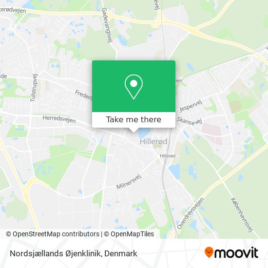 Nordsjællands Øjenklinik map