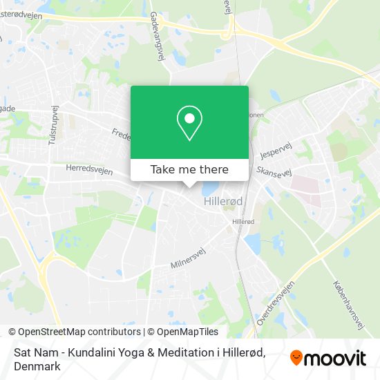 Sat Nam - Kundalini Yoga & Meditation i Hillerød map