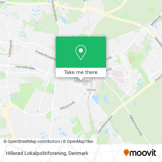 Hillerød Lokalpolitiforening map