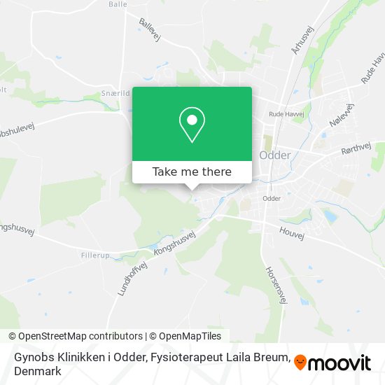 Gynobs Klinikken i Odder, Fysioterapeut Laila Breum map