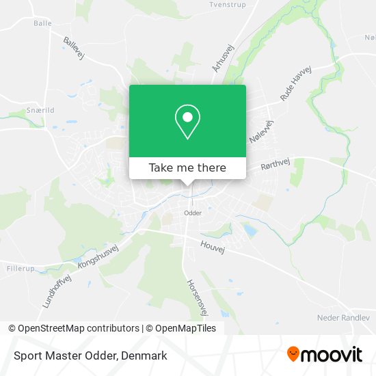 Sport Master Odder map