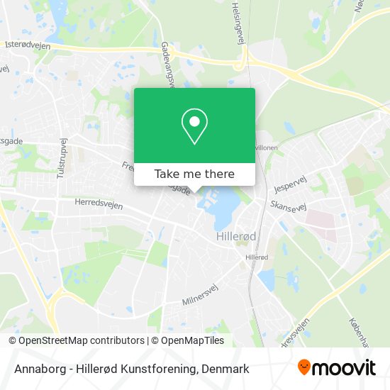 Annaborg - Hillerød Kunstforening map