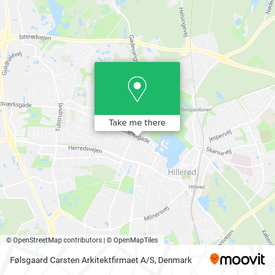 Følsgaard Carsten Arkitektfirmaet A / S map