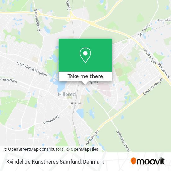 Kvindelige Kunstneres Samfund map