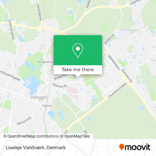 Liseleje Vandværk map