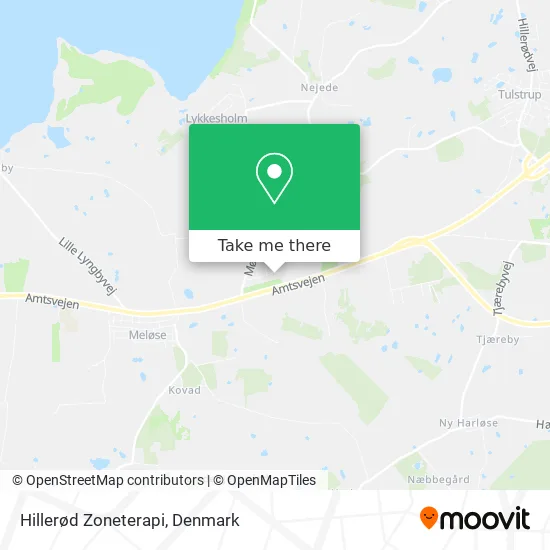 Hillerød Zoneterapi map
