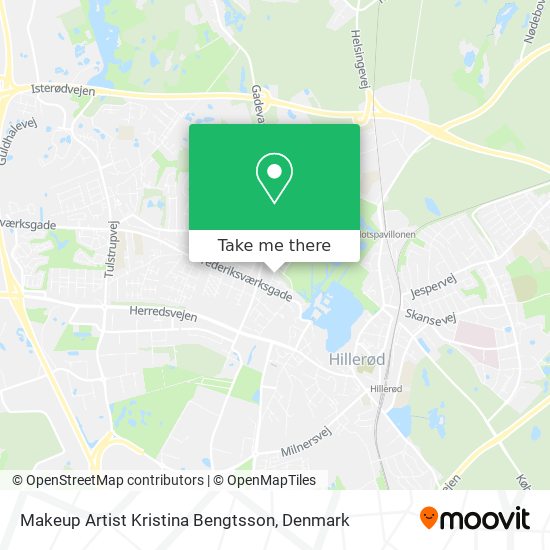 Makeup Artist Kristina Bengtsson map
