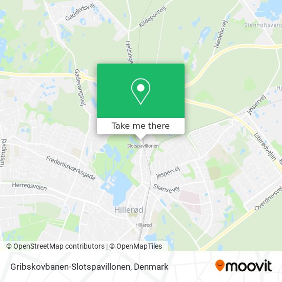 Gribskovbanen-Slotspavillonen map