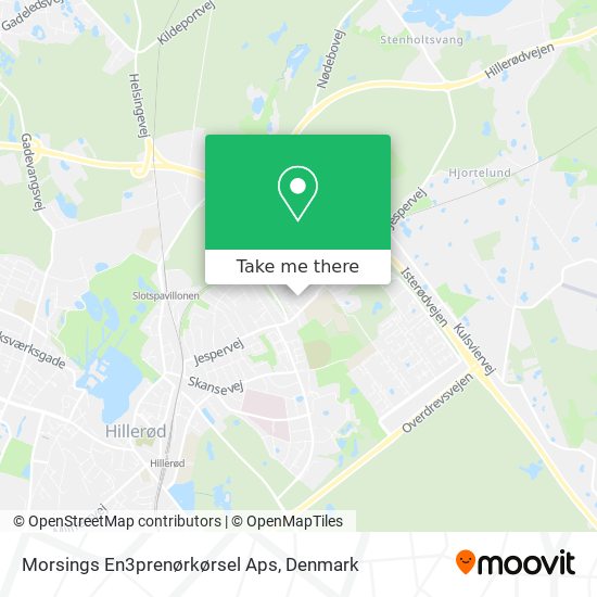 Morsings En3prenørkørsel Aps map