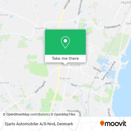 Djarlo Automobiler A/S-Nivå map