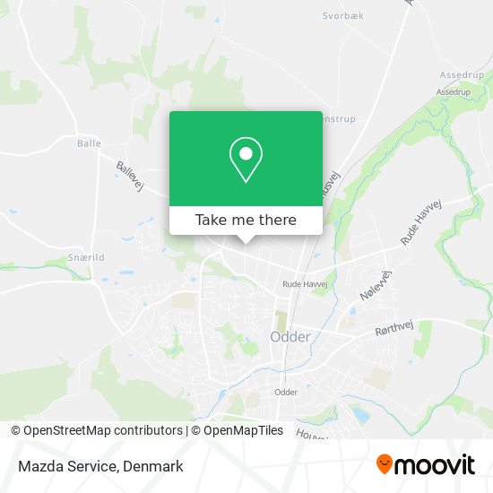 Mazda Service map