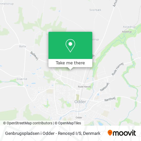 Genbrugspladsen i Odder - Renosyd I / S map