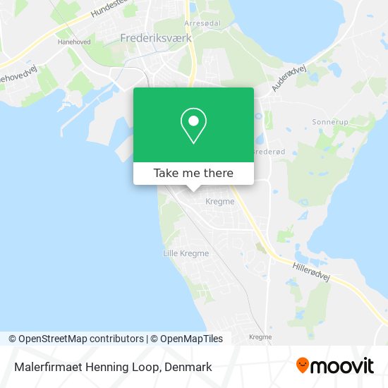 Malerfirmaet Henning Loop map