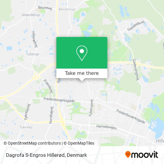 Dagrofa S-Engros Hillerød map