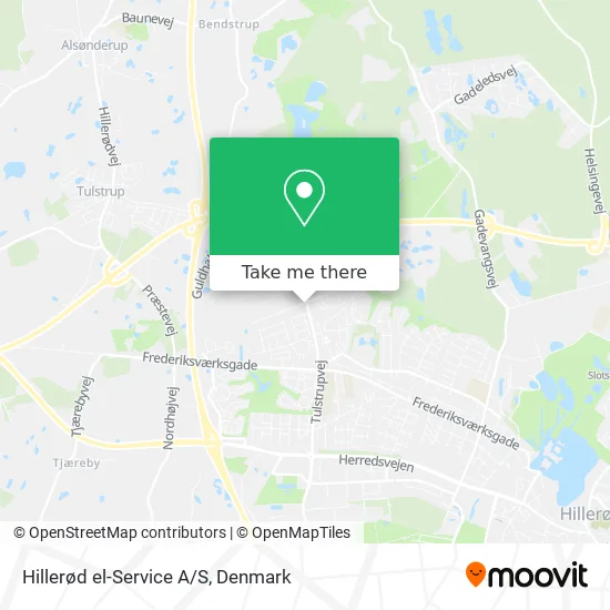 Hillerød el-Service A/S map