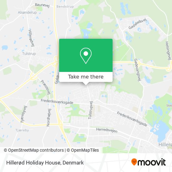 Hillerød Holiday House map