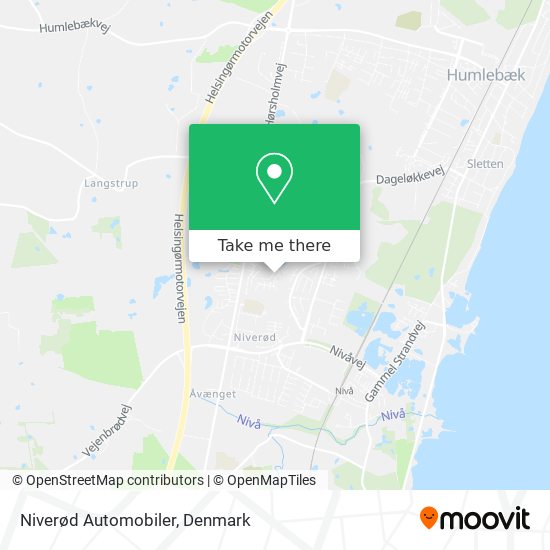 Niverød Automobiler map