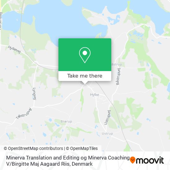 Minerva Translation and Editing og Minerva Coaching V / Birgitte Maj Aagaard Riis map